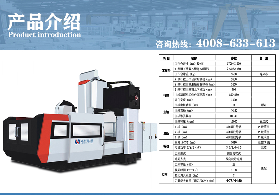 1614龙门加工中心介绍